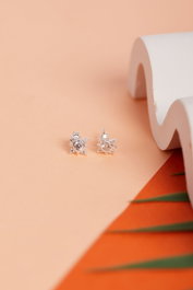 Heliophilia Silver Pendientes de Plata Esterlina 925
